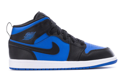 Jordan 1 Mid Black Royal Blue PS