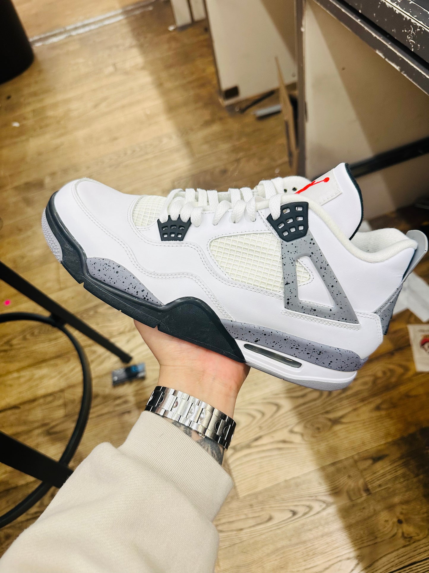 Jordan 4 White Cement USED/No Box